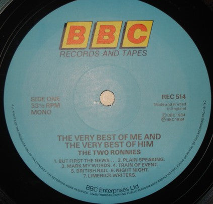 The Two Ronnies - The Very Best Of Me And The Very Best Of Him