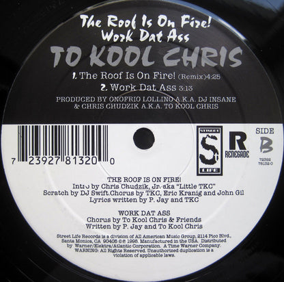 12" Single: To Kool Chris - It's Time 2 Party