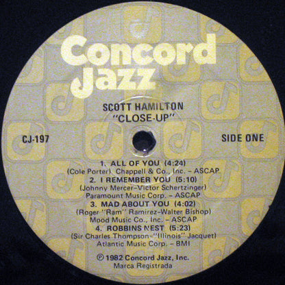 Scott Hamilton - Close Up