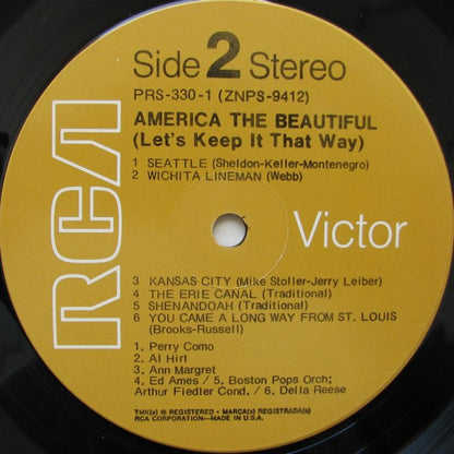 Various - America The Beautiful (Let's Keep It That Way)