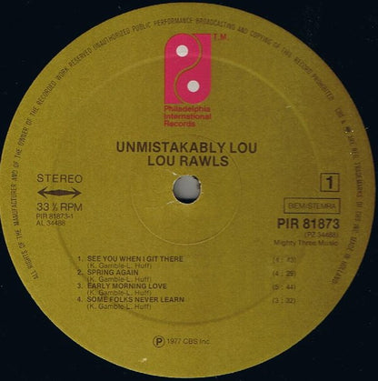 Lou Rawls - Unmistakably Lou