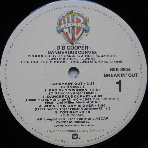 DB Cooper - Dangerous Curves