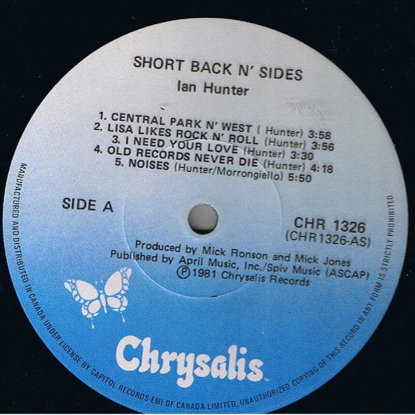 Ian Hunter - Short Back N' Sides