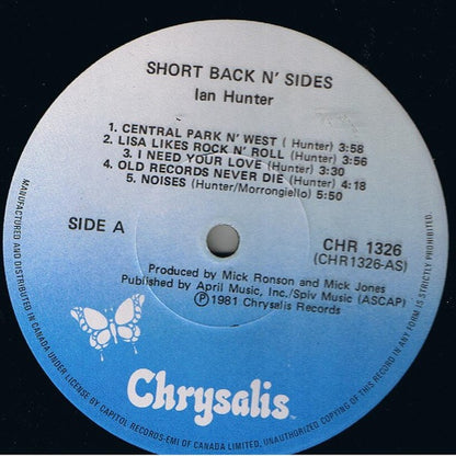 Ian Hunter - Short Back N' Sides