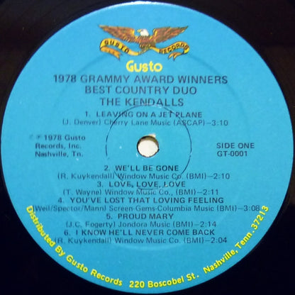 The Kendalls - 1978 Grammy Award Winners - Best Country Duo
