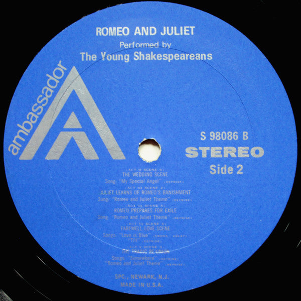 The Young Shakespeareans - The Poetry From Romeo & Juliet