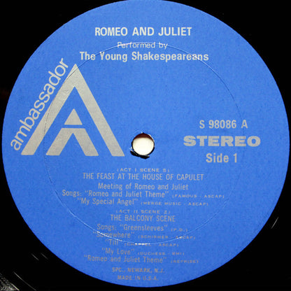 The Young Shakespeareans - The Poetry From Romeo & Juliet