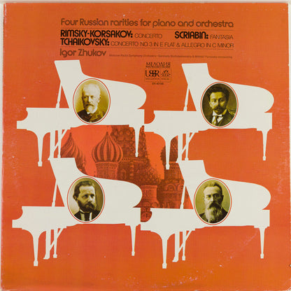 Nikolai Rimsky-Korsakov, Alexander Scriabine, Pyotr Ilyich Tchaikovsky, Igor Zhukov, Большой Симфонический Оркестр Всесоюзного Радио, Gennadi Rozhdestvensky, Michail Jurowski - Four Russian Rarities For Piano And Orchestra