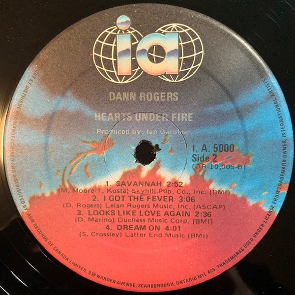 Dann Rogers - Hearts Under Fire