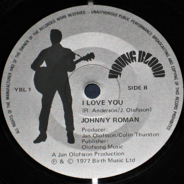 7": Johnny Roman - King Of Rock 'n' Roll