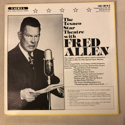 Fred Allen - The Texaco Star Theatre With Fred Allen
