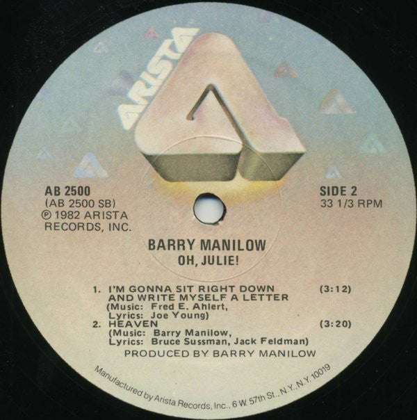Barry Manilow - Oh, Julie!