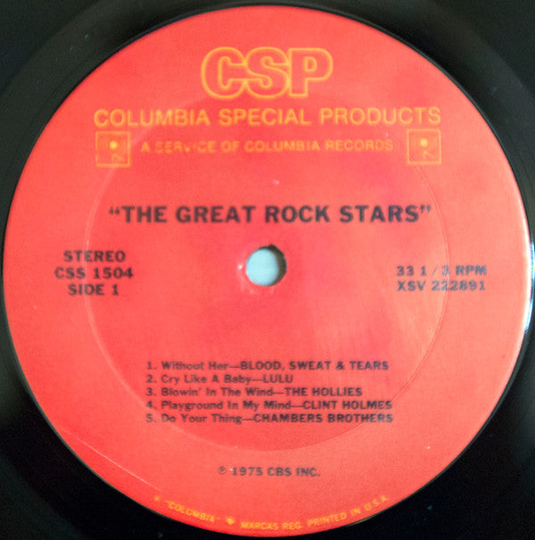 Various - The Great Rock Stars