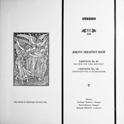 Johann Sebastian Bach, Gächinger Kantorei Stuttgart, Bachcollegium Stuttgart, Helmuth Rilling - Cantata No.94 - Cantata No.181