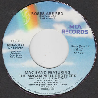 7" Single: Mac Band Featuring The McCampbell Brothers - Roses Are Red