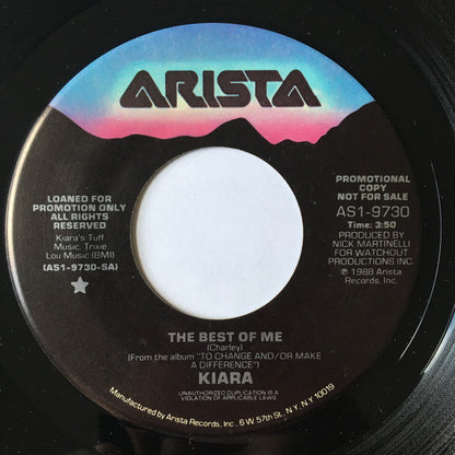 7" Single: Kiara - The Best Of Me
