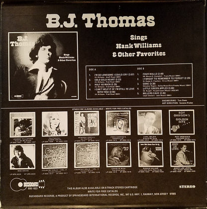 B.J. Thomas - Sings Hank Williams & Other Favorites
