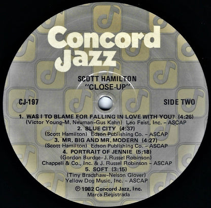 Scott Hamilton - Close Up