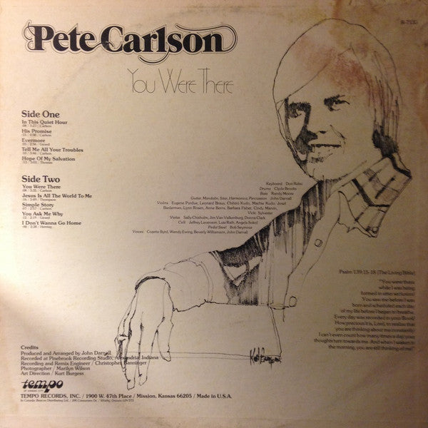 Pete Carlson - You Were There