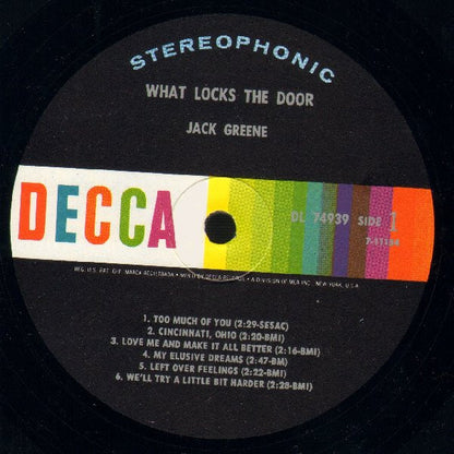 Jack Greene - What Locks The Door
