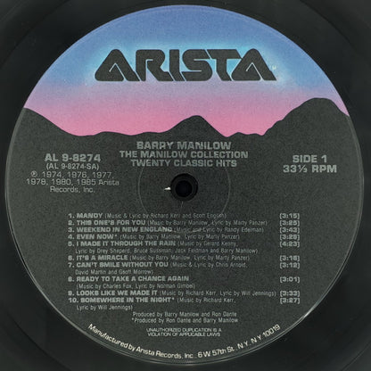 Barry Manilow - The Manilow Collection Twenty Classic Hits