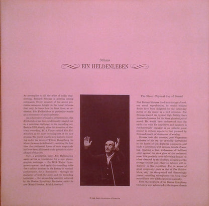 Richard Strauss, Boston Symphony Orchestra, Erich Leinsdorf - Ein Heldenleben (A Hero's Life)