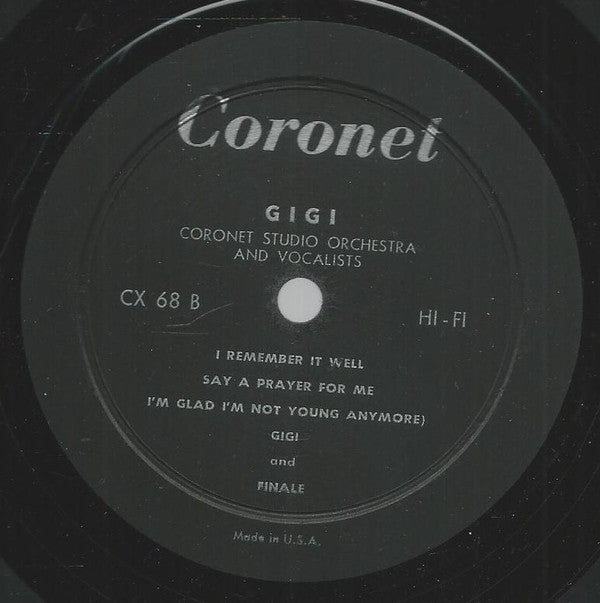 SEALED: Coronet Studio Orchestra - Music And Songs From Lerner And Loewe's Gigi