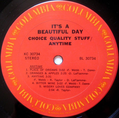 It's A Beautiful Day - Choice Quality Stuff / Anytime