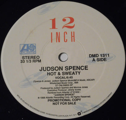 12" Single: Judson Spence - Hot & Sweaty