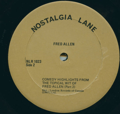 Fred Allen - The World Of Fred Allen