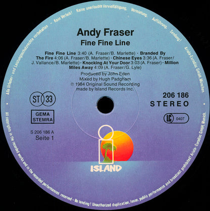 Andy Fraser - Fine Fine Line