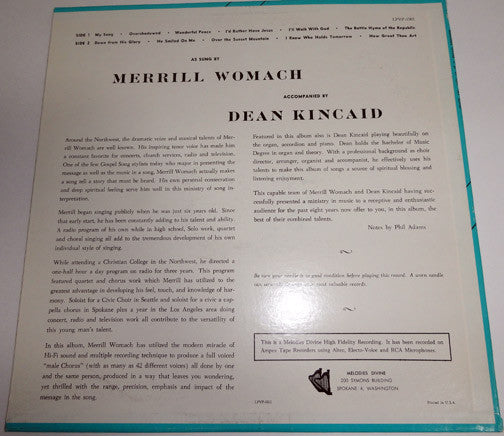 Merrill Womach - My Song