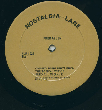 Fred Allen - The World Of Fred Allen