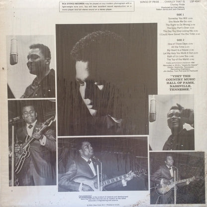 Charley Pride - Songs Of Pride...Charley That Is