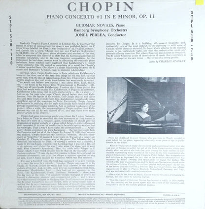 Guiomar Novaes, Frédéric Chopin, Bamberger Symphoniker, Jonel Perlea - Piano Concerto No. 1 In E Minor, Opus 11