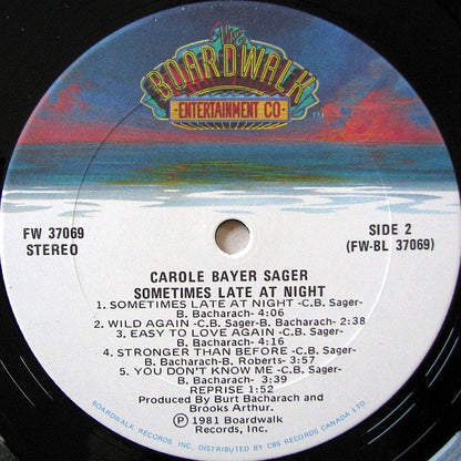 Carole Bayer Sager - Sometimes Late At Night
