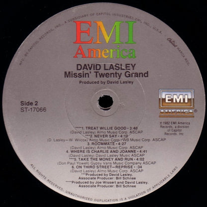 David Lasley - Missin' Twenty Grand