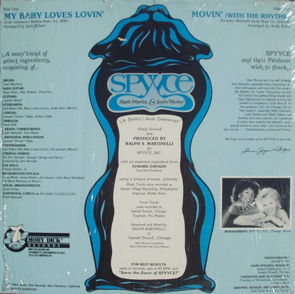 12" Single: Spyyce - My Baby Loves Lovin' / Movin' (With The Rhythm)