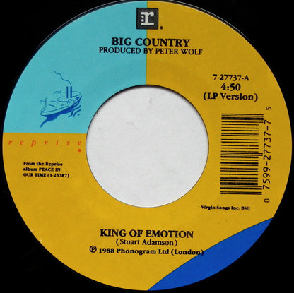 7" Single: Big Country - King Of Emotion