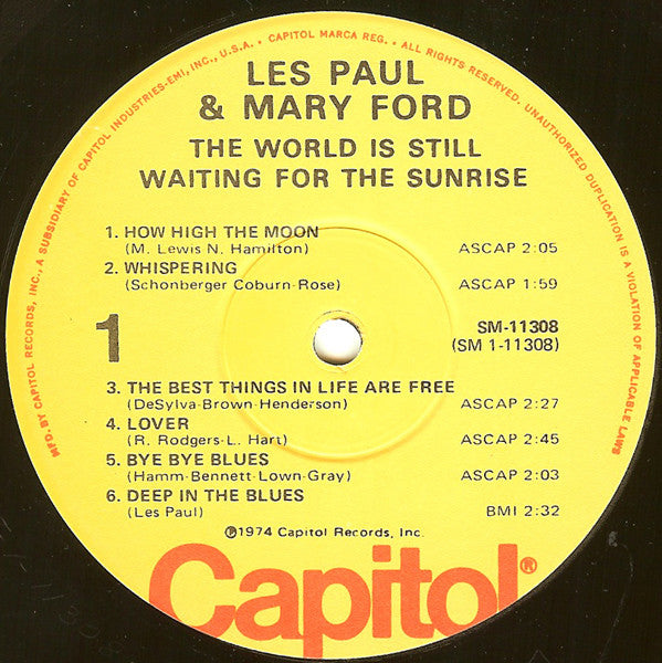 Les Paul & Mary Ford - The World Is Still Waiting For The Sunrise