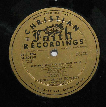 Scottish Festivals Of Male Voice Praise, Jim McRoberts - The Voices Of Scotland Vol. 1