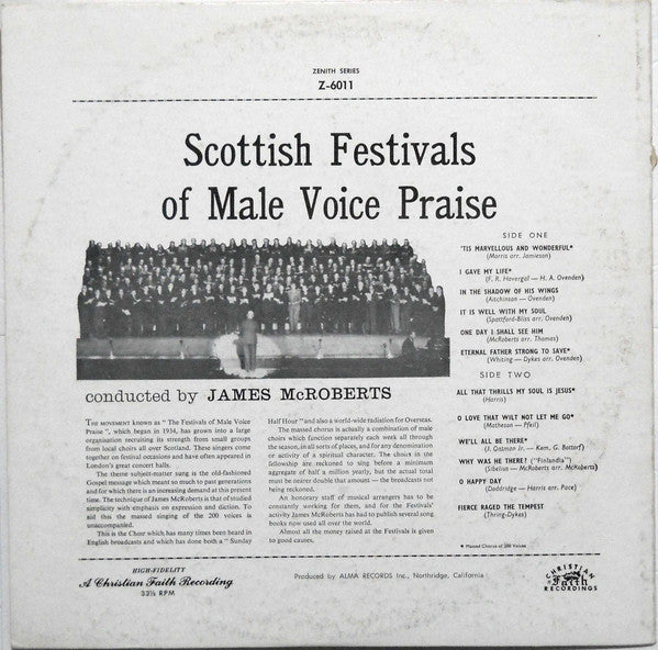 Scottish Festivals Of Male Voice Praise, Jim McRoberts - The Voices Of Scotland Vol. 1