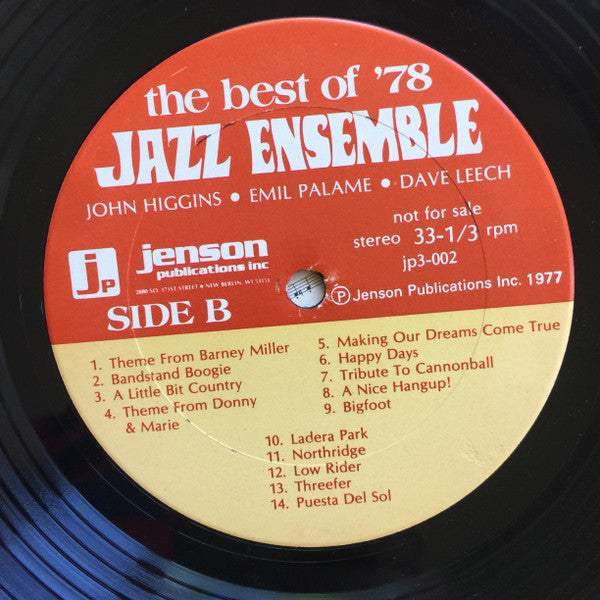 Various - The Best of '78 Concert Band Jazz Ensemble