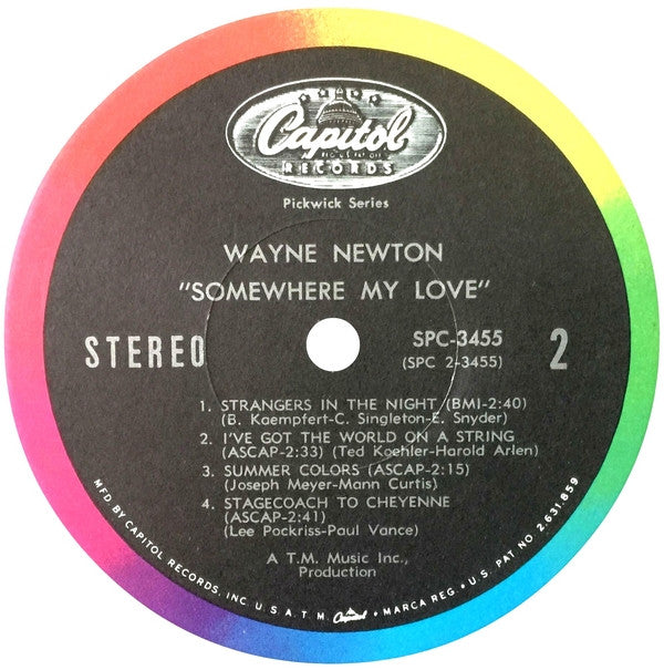 Wayne Newton - Somewhere My Love