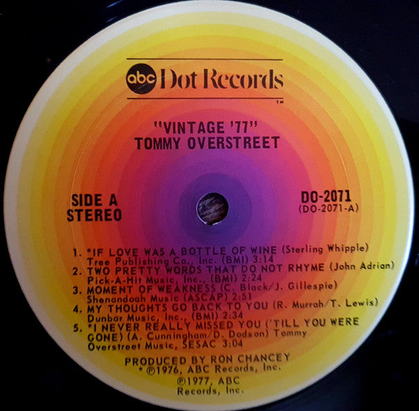 Tommy Overstreet - Vintage 77