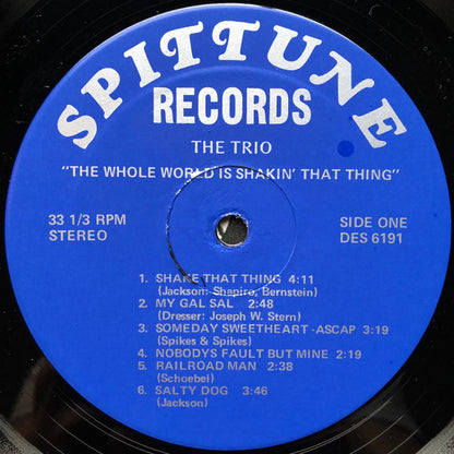 The Trio - The Whole World Is Shakin' That Thing