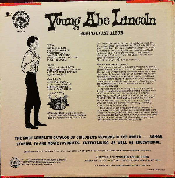 Victor Siskin - Young Abe Lincoln - Original Cast