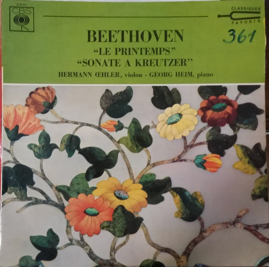 Hermann Oehler, Georg Heim, Ludwig van Beethoven - "Le Printemps" / "Sonate A Kreutzer"