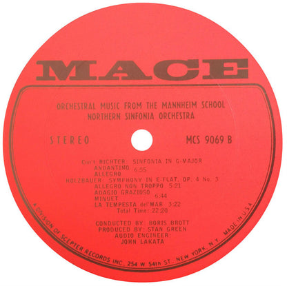 Christian Cannabich, Ignaz Jakob Holzbauer, Franz Xaver Richter, The Northern Sinfonia Orchestra, Boris Brott - Orchestral Music from the Mannheim School