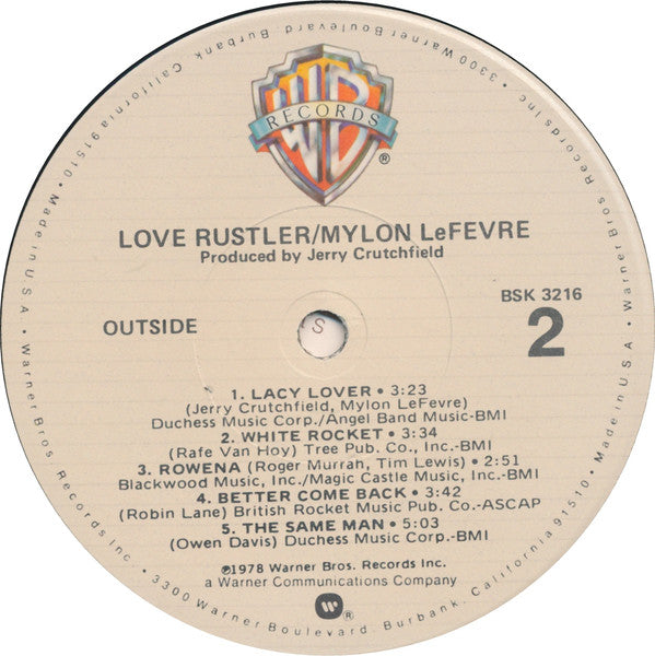 Mylon LeFevre - Love Rustler
